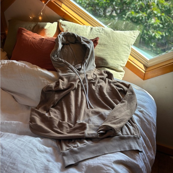 Cotton Citizen Brown Hooded Sweatshirt - Picture 1 of 12